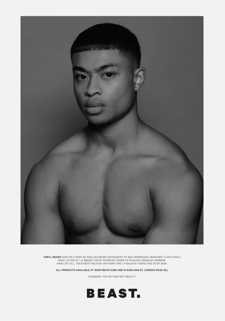 Beast advert The New Face of Male Beauty