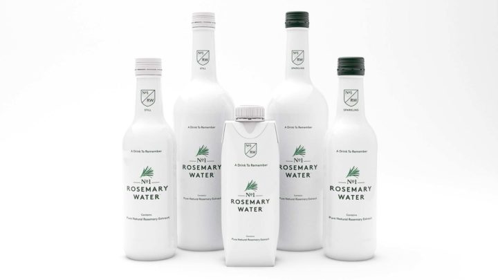 Bottles of Rosemary Water