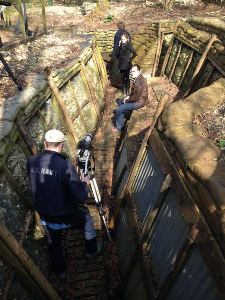 NirvanaCPH on location at Thiepval communication trenches