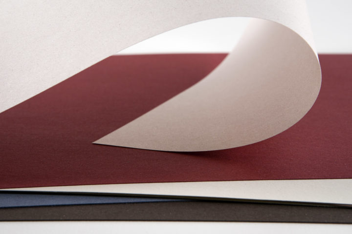 Folded favini paper