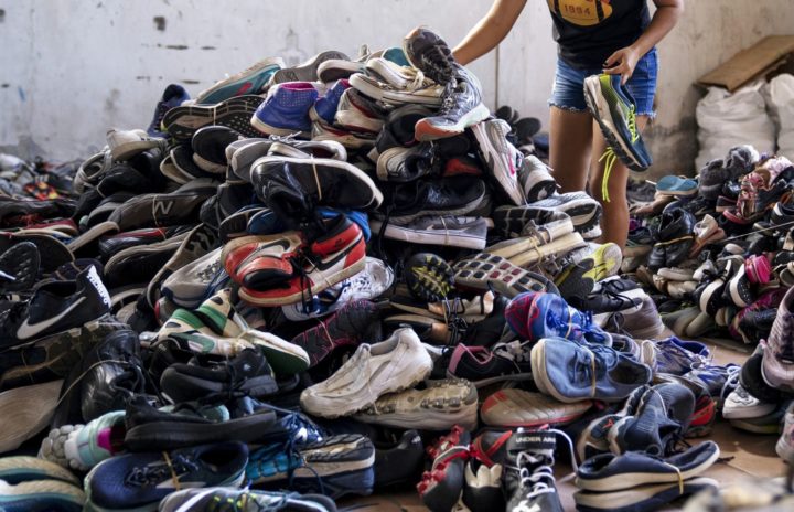 Honduras pile of shoes