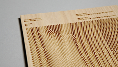Material Board 01: Laser Engraved Wood by Matt Busher